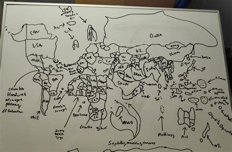 Drawing The World Map From Memory Way Harder Than I Thought Rgeography