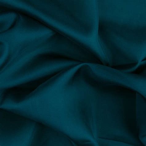 Teal Bridal Satin Fabric Silky Smooth Shinny Sold By Yard 58 Inches