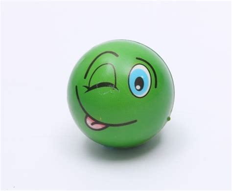 Anti Stress Pu Foam Expression Smile Face Squeeze Reliever Ba Toy