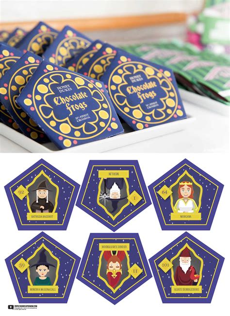 Harry Potter Chocolate Frogs – Free Printable Template For inside ...