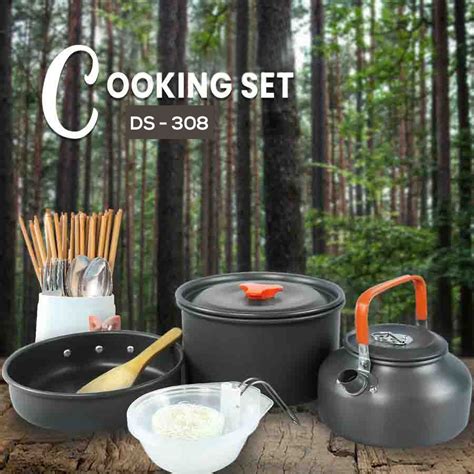 Jual DS308 Nesting Outdoor Dengan Teko Portable DS 308 Nesting