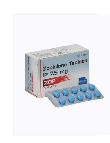 Zop Zopiclone 75mg Tablet For Hospital At Rs 100stripe In Nagpur