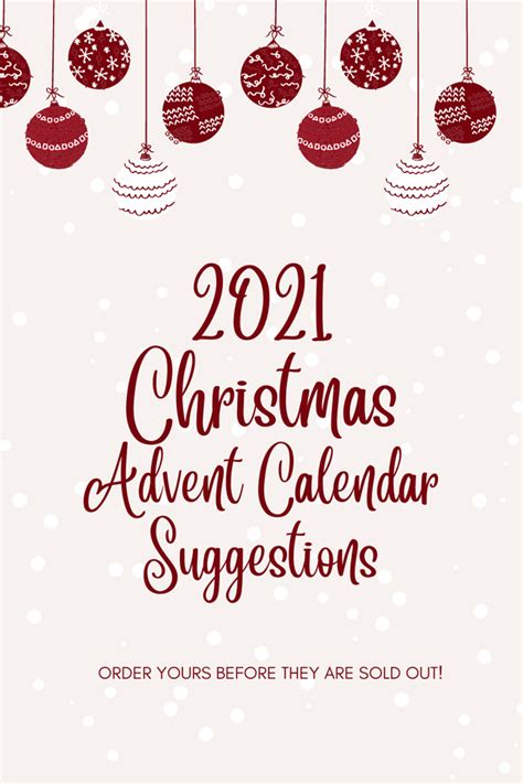 Our 2021 Christmas Advent Calendar Suggestions