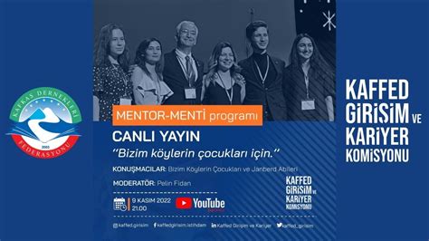 Mentor Menti Programı Canlı Yayını Youtube