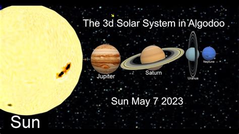 The 3d Solar System In Algodoo Youtube