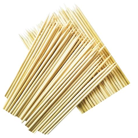 Pcs Mmx Cm Disposable Bamboo Paddle Pick Skewers Roasting Sticks