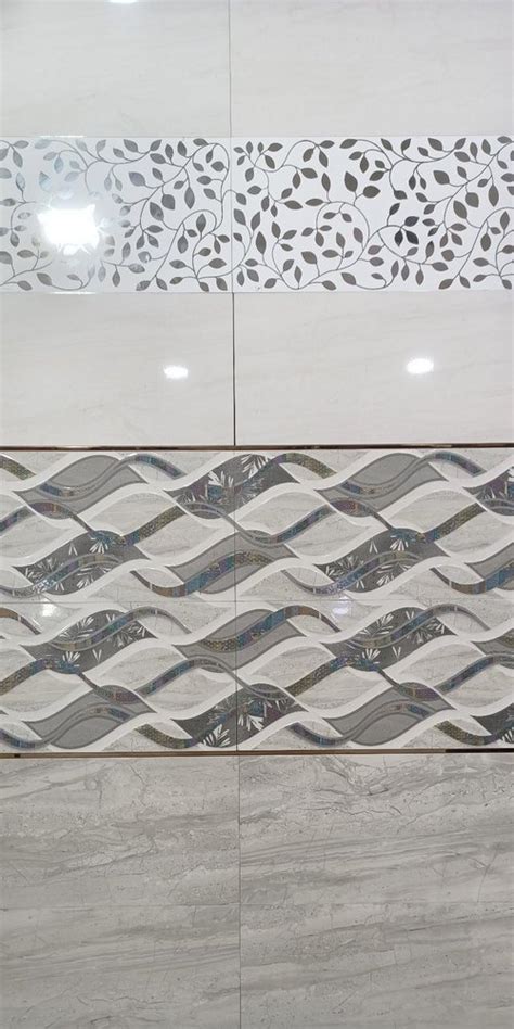 Glossy Living Room Ceramic Wall Tiles Size 1x2 Feet 300x600 Mm At Rs