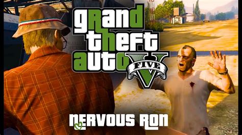 GTA V MISSION NERVOUS RON TREVOR YouTube