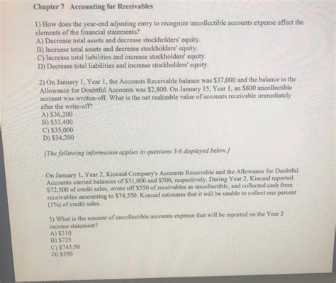 Solved Chapter 7 Accounting For Receivables 1 How Does The Chegg