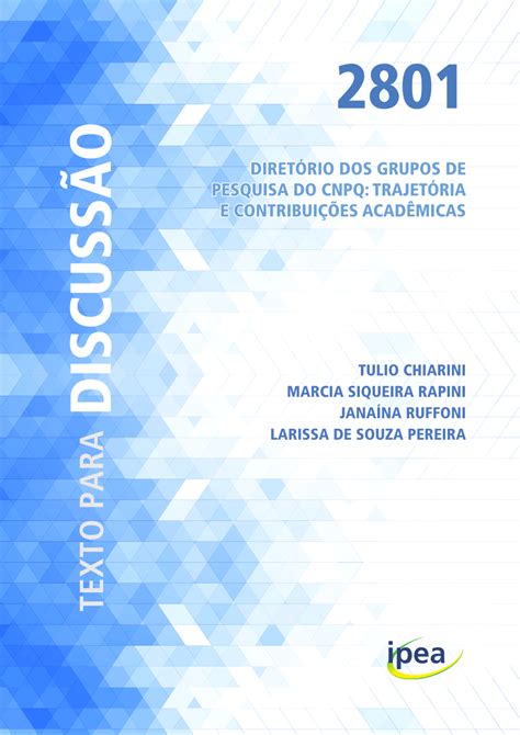 PDF Diretório dos Grupos de Pesquisa do CNPq trajetória e