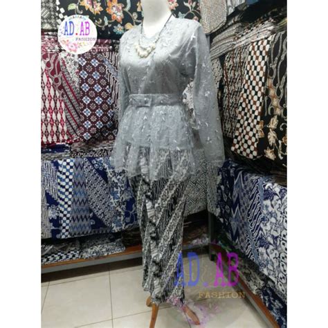 Jual TERMURAH SET KEBAYA LESTI MUTIARA Atasan Rok KEBAYA PITA