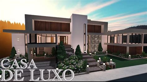 Bloxburg Casa Moderna De Luxo Speedbuild Roblox Youtube