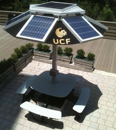 "Solar Dok" solar powered outdoor charging solution - Planet Custodian