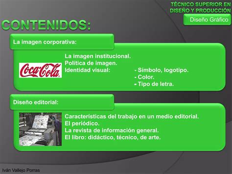 Tecnico Superior En Diseno Y Produccion Editorial Ivan Vallejopptx