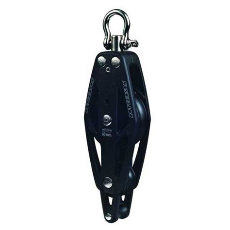 Rutgerson Marine Violin Pulley With Becket Black Waveinn