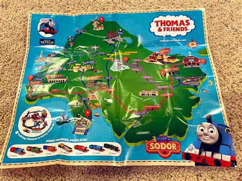 Thomas And Friends The Island Of Sodor Map 58 Off Rbkbm