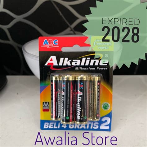 Jual Baterai Abc Alkaline Aa A Isi Bonus Shopee Indonesia