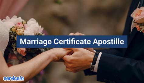 Marriage Certificate Apostille - ServiceIn