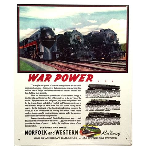 Norfolk Western Railroad Sign - MrTrain