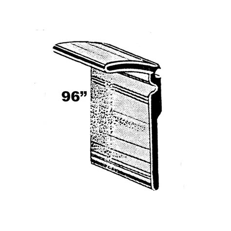 1970-1984 Aston Martin Outside Door Window Sweeper, All rubber, 96″ Piece