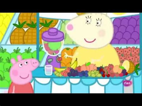 Peppa pig en español día de la fruta YouTube