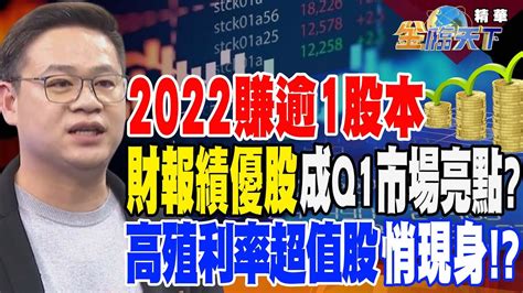 【精華】2022賺逾1股本 財報績優股成q1市場亮點？高殖利率超值股悄現身！？許豐祿 Tvbsmoney 20230228 Youtube