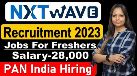 NXTWave Recruitment 2023 Work From Home Job Work From Home Meet Sharma