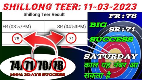 Shillong Teer Target Today11032023 Shillong Teer Resultsshillong