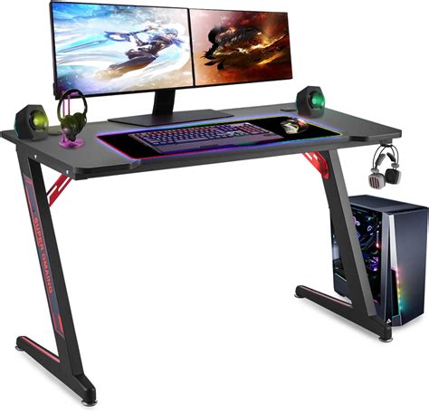 Huracan Mesa Gaming Pc Escritorio Para Computadora De Juegos Ergon Mica