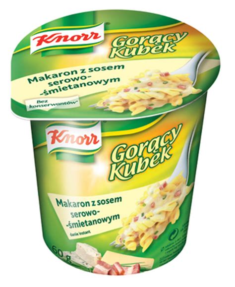 Knorr Gor Cy Kubek Makaron Z Sosem Serowo Mietanowym Dania