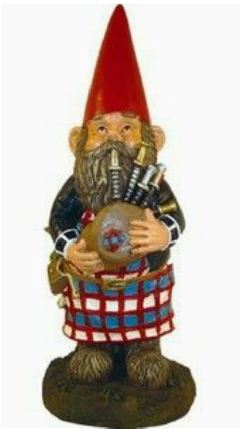 Scottish Gnome Funny Garden Gnomes Gnomes Crafts Gnome Garden