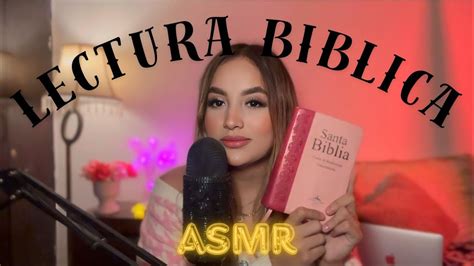 Asmr Cristiano Lectura bíblica susurrada para dormir YouTube