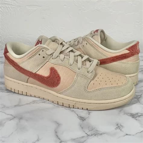 Nike Dunk Low Terry Swoosh W M Dz Depop