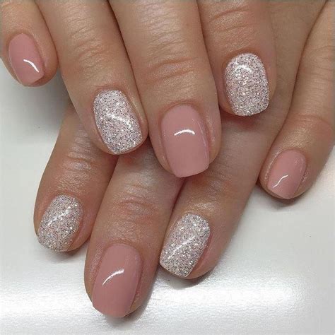 55 Glitter Gel Nail Designs For Short Nails For Spring 2019 Shortnails