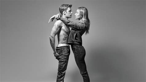 Calvin Klein Justin And Hailey Ad 3840x2160 Wallpaper