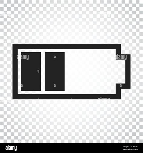 Ladezustandsanzeige Der Batterien Vector Illustration Auf Isolierte