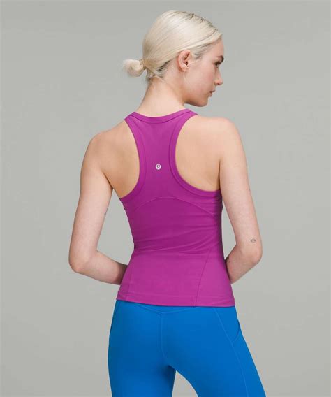 Lululemon Align Waist Length Racerback Tank Top Vivid Plum Lulu Fanatics