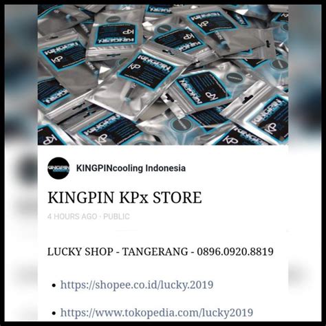 Jual Kingpin Cooling Kpx Gr High Performance Thermal Paste Gr