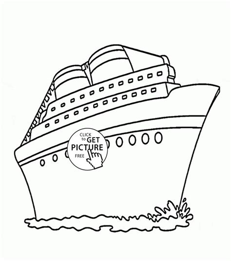 Cruise Ship Drawing at GetDrawings | Free download