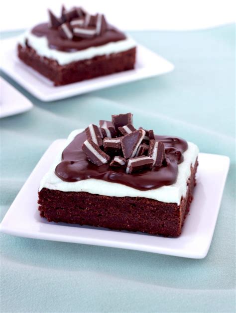 Andes Mint Chocolate Brownies | URBAN BAKES