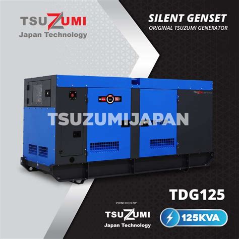 Jual Genset Silent Tdg 125 Kva Original Tsuzumi Japan Di Seller Tsuzumi