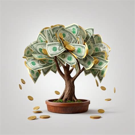 Wealth Growth Prosperity Tree Financial Abundance Money Plant Fortune