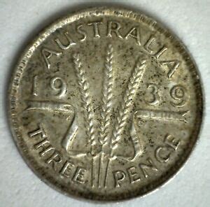 1939 Australia 3 Three Pence Silver Coin KM 37 Extra Fine EBay