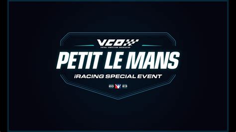 Iracing Petit Le Mans Powered By Vco Youtube