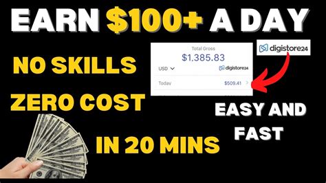 EASIEST WAY TO MAKE MONEY ONLINE IN 20 MINS Digistore24 Affiliate