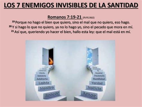 Los Enemigos Invisibles De La Santidad Ppt