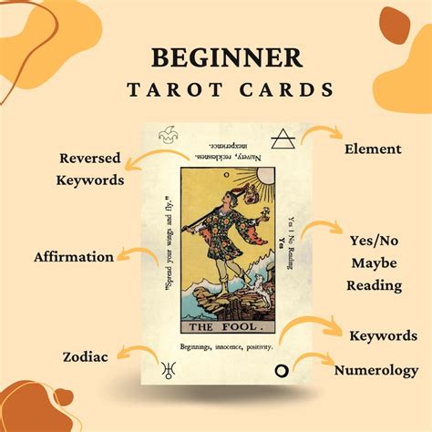 Beginner Tarot Deck With Meaning Beginner Tarot Card Deck Beginner