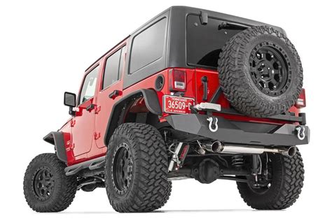 Rough Country Off-Road Steel Fender Flares (fits) 2007-2018 Jeep ...