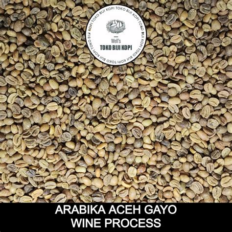 Jual GREEN BEAN BIJI KOPI MENTAH ARABIKA ACEH GAYO WINE PROCESS 1KG