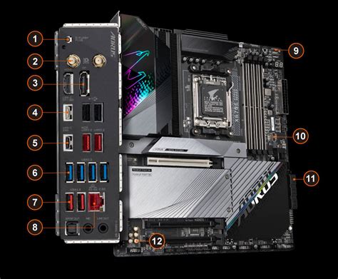 X670e Aorus Master Rev 1x Key Features Motherboard Gigabyte Global